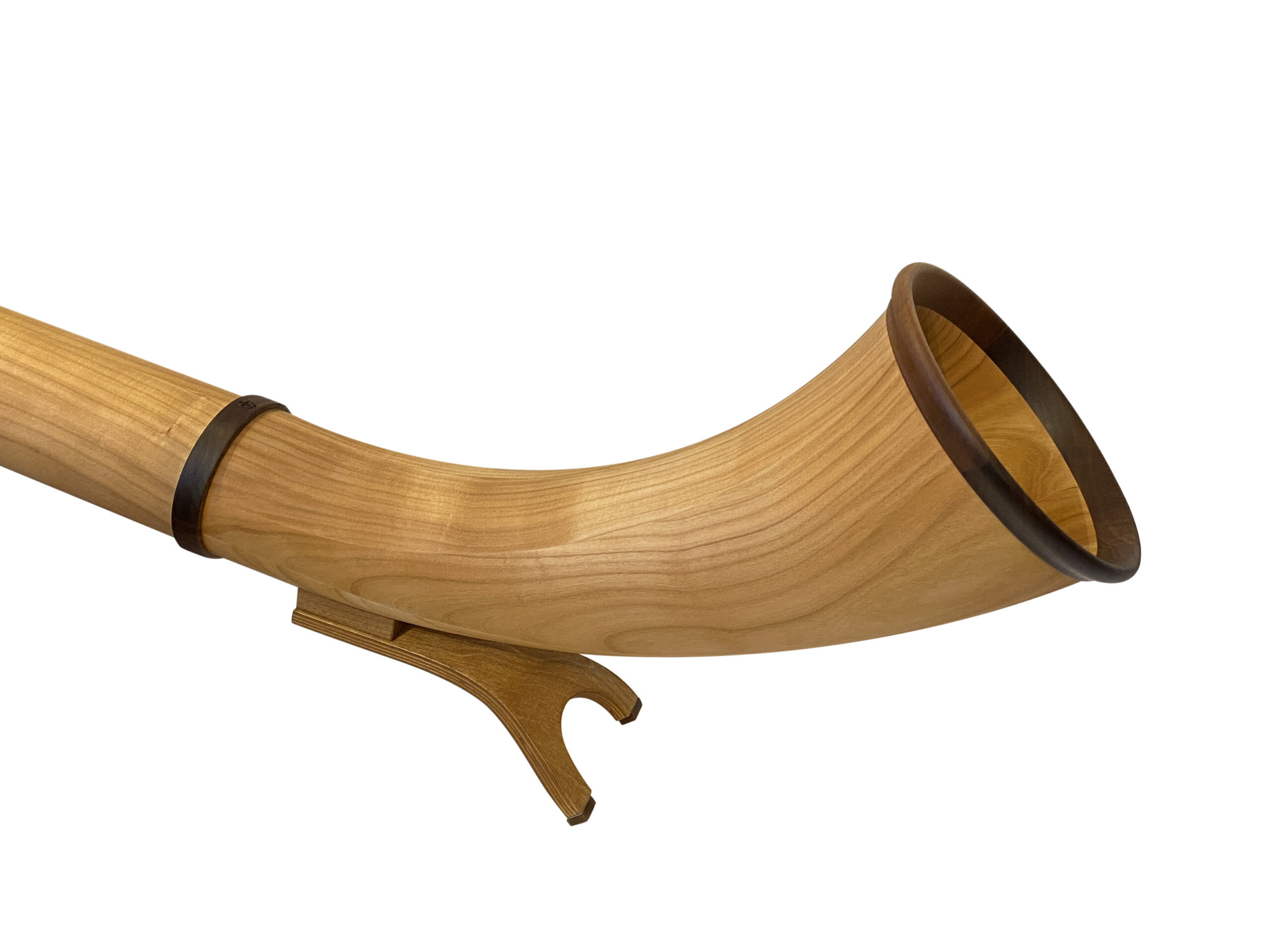 Alphorn 3-Piece Cherry in F#/Gb and F complete - Image 4